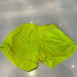 Lululemon Athletica Yellow Athletic Shorts Lightweight Moisture-Wicking